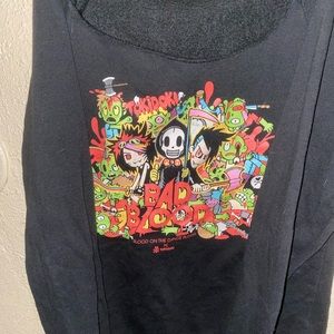 BOTDF black sweatshirt.